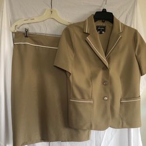 Business casual pencil skirt and matching blazer